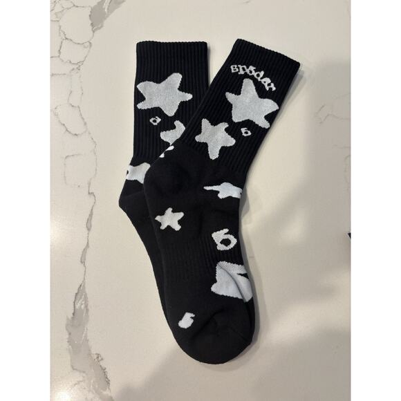 New Sp5der Beluga Sock Black Size 6-9 - Picture 2 of 3